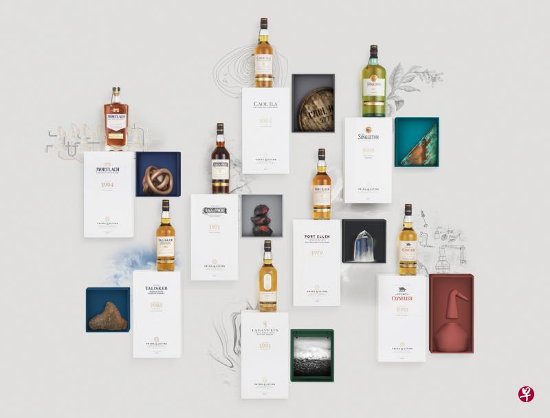 帝亚吉欧新推出Prima & Ultima稀珍系列首套八款酒品。 帝亚吉欧新推出Prima & Ultima稀珍系列首套八款酒品。