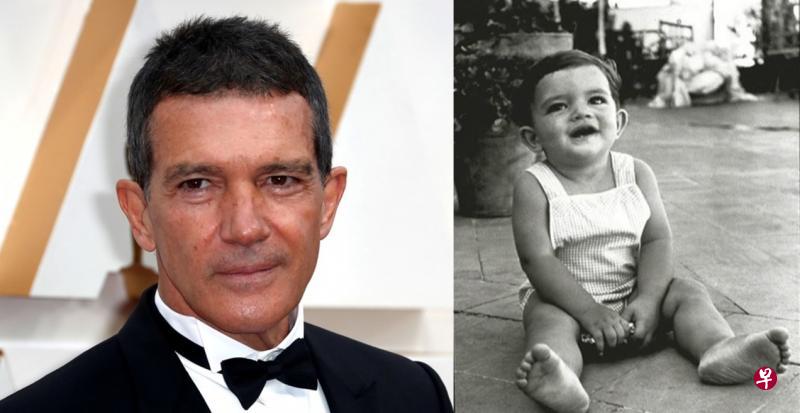 班达拉斯60岁生日在IG晒儿时照片。(路透社、IG图) 班达拉斯60岁生日在IG晒儿时照片。(路透社、IG图)