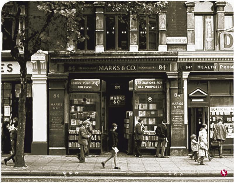 查令十字街84号书店原貌。(互联网) 查令十字街84号书店原貌。(互联网)