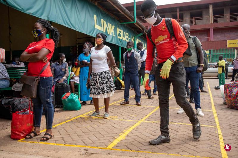 乌干达首都坎帕拉(Kampala)成为社区传染高发地区,过去一周新增342起冠病确诊病例。(法新社) 乌干达首都坎帕拉(Kampala)成为社区传染高发地区,过去一周新增342起冠病确诊病例。(法新社)