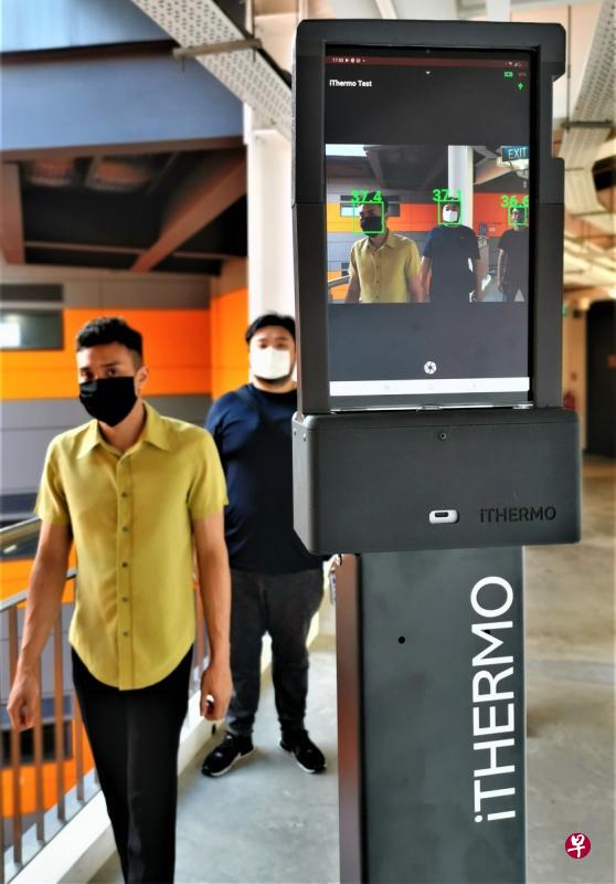 热感扫描仪iThermo制造商KroniKare选用三星平板电脑是因为设备性能良好,处理数据速度都快。(KroniKare提供) 热感扫描仪iThermo制造商KroniKare选用三星平板电脑是因为设备性能良好,处理数据速度都快。(KroniKare提供)