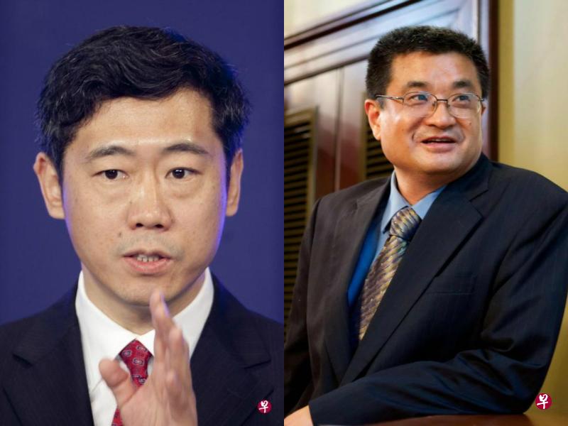 清华大学经济管理学院教授李稻葵(左)和北京大学国际关系学院教授查道炯(右)。(彭博社/互联网) 清华大学经济管理学院教授李稻葵(左)和北京大学国际关系学院教授查道炯(右)。(彭博社/互联网)