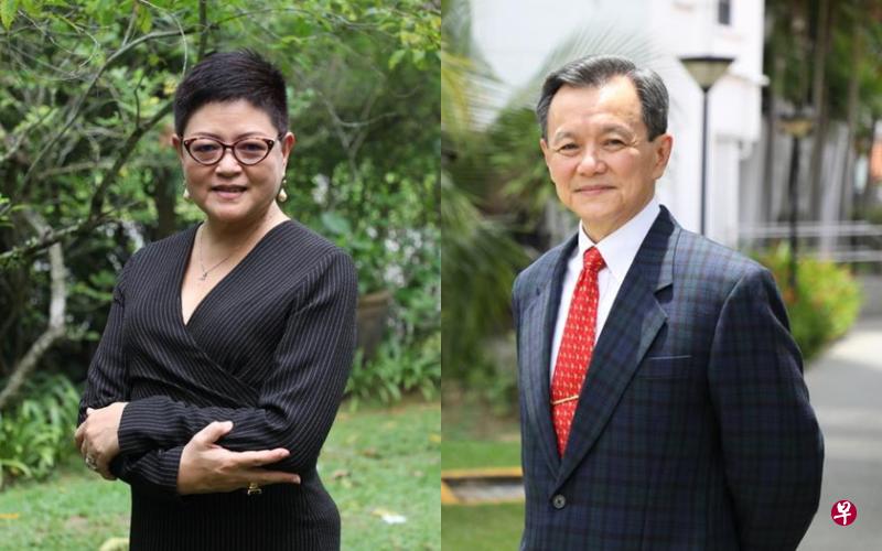 雅西西慈怀病院主席范秀平(左)第二次受委太平绅士。她说,过去五年,两大职务是主持结婚宣誓及视察监狱,两者虽是不同的角色,但都极具意义。马成家(右)是首次受委为太平绅士。他说,下来将继续努力,尽可能帮助有需要的人士。(内政部提供) 雅西西慈怀病院主席范秀平(左)第二次受委太平绅士。她说,过去五年,两大职务是主持结婚宣誓及视察监狱,两者虽是不同的角色,但都极具意义。马成家(右)是首次受委为太平绅士。他说,下来将继续努力,尽可能帮助有需要的人士。(内政部提供)