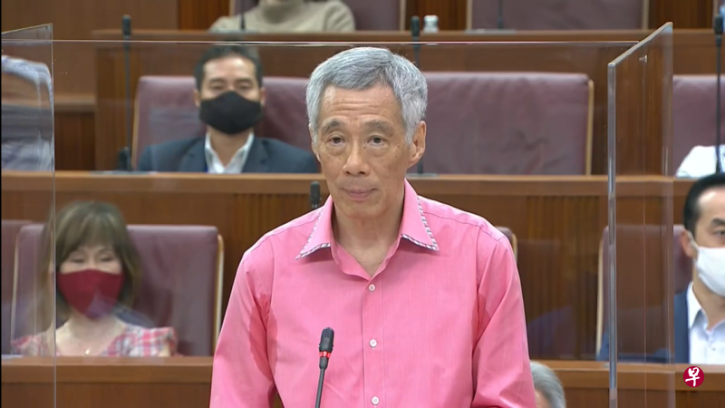 李显龙总理今天在国会参与政府施政方针时,对政治生态发展提出看法。(视频截图) 李显龙总理今天在国会参与政府施政方针时,对政治生态发展提出看法。(视频截图)