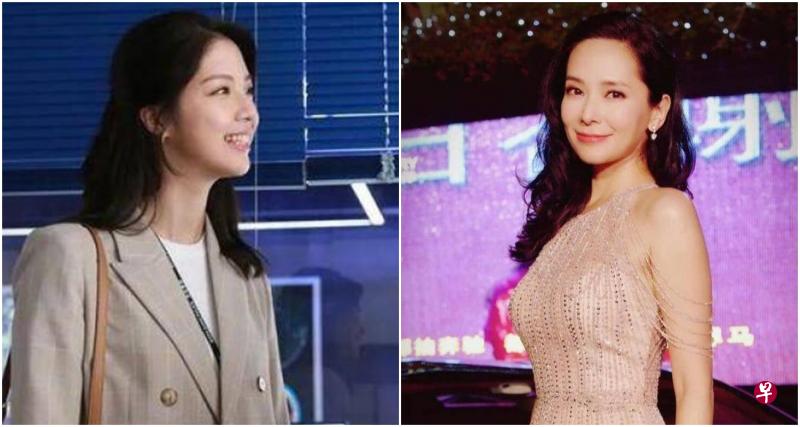 郭羡妮第一部剧就在《寻秦记》出演女二。左图为近来受捧的港姐陈晓华。(互联网) 郭羡妮第一部剧就在《寻秦记》出演女二。左图为近来受捧的港姐陈晓华。(互联网)