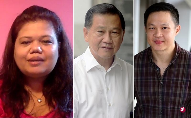 帕蒂·利亚尼、廖 文良与廖启龙。(档案照) 帕蒂·利亚尼、廖 文良与廖启龙。(档案照)