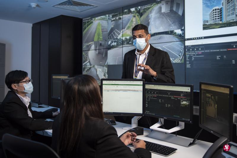 裕廊集团西南区所有产业的保安与设施管理将由一个智能化中央操作中心控制,并通过智能科技和数据分析加强保安。(受访者提供) 裕廊集团西南区所有产业的保安与设施管理将由一个智能化中央操作中心控制,并通过智能科技和数据分析加强保安。(受访者提供)