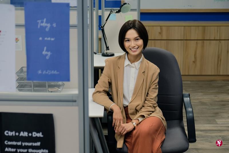 白薇秀最近在拍《触心罪探》( 龙国雄摄) 白薇秀最近在拍《触心罪探》( 龙国雄摄)