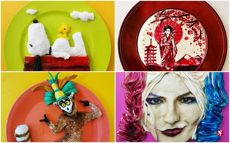 育有两孩的比利时妈妈佐兰达拥有一对巧手,可将食物摆盘得像一幅画作。(取自demealprepper Instagram) 育有两孩的比利时妈妈佐兰达拥有一对巧手,可将食物摆盘得像一幅画作。(取自demealprepper Instagram)