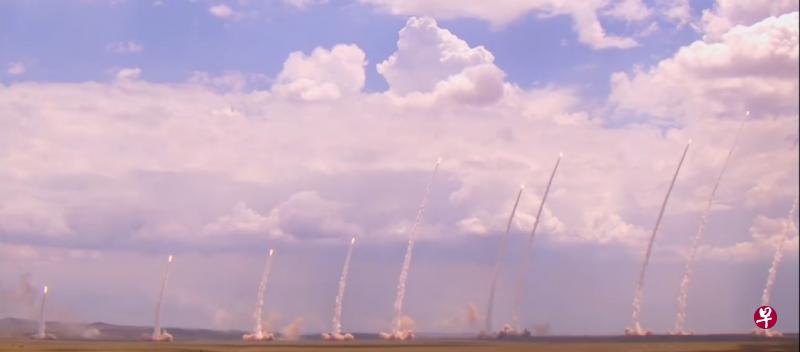 中国媒体报道,解放军东部战区火箭军近日在训练中,试射了多达10发东风11A导弹。(《解放军报》微博视频截图) 中国媒体报道,解放军东部战区火箭军近日在训练中,试射了多达10发东风11A导弹。(《解放军报》微博视频截图)