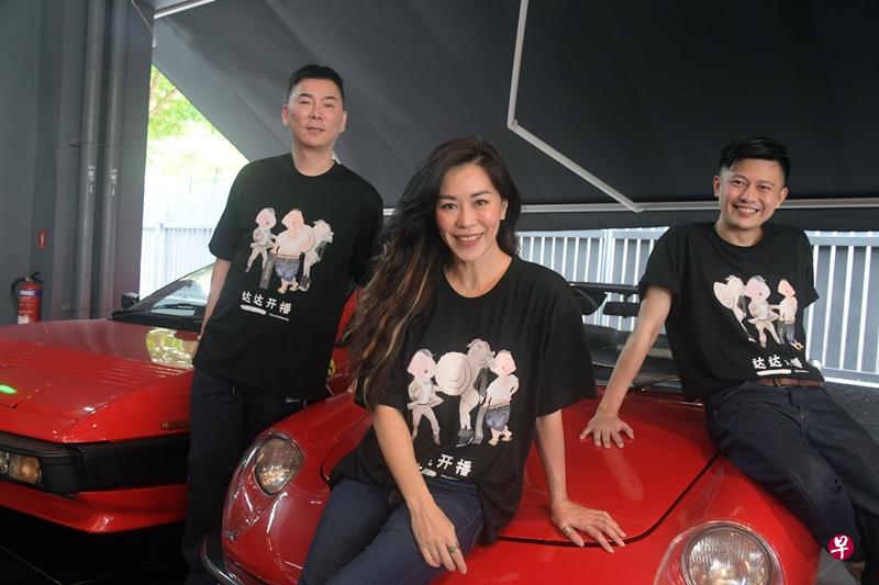 李荣达(左起)、谢韵仪、Pornsak成立直播公司。(曾美玲摄) 李荣达(左起)、谢韵仪、Pornsak成立直播公司。(曾美玲摄)