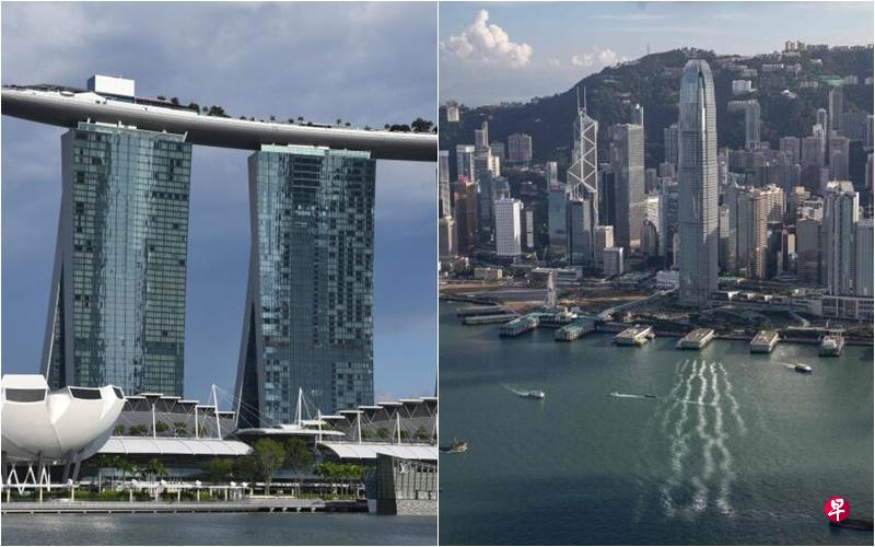 新加坡(左)和香港(右)这两个在历史上曾多次被拿来比较的城市,在当今的世界局势下,是会面对新的挑战还是迎来新的机遇?(海峡时报/法新社) 新加坡(左)和香港(右)这两个在历史上曾多次被拿来比较的城市,在当今的世界局势下,是会面对新的挑战还是迎来新的机遇?(海峡时报/法新社)