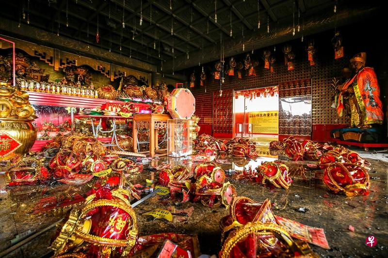 财神庙日前失火,暂时关闭。(档案照) 财神庙日前失火,暂时关闭。(档案照)