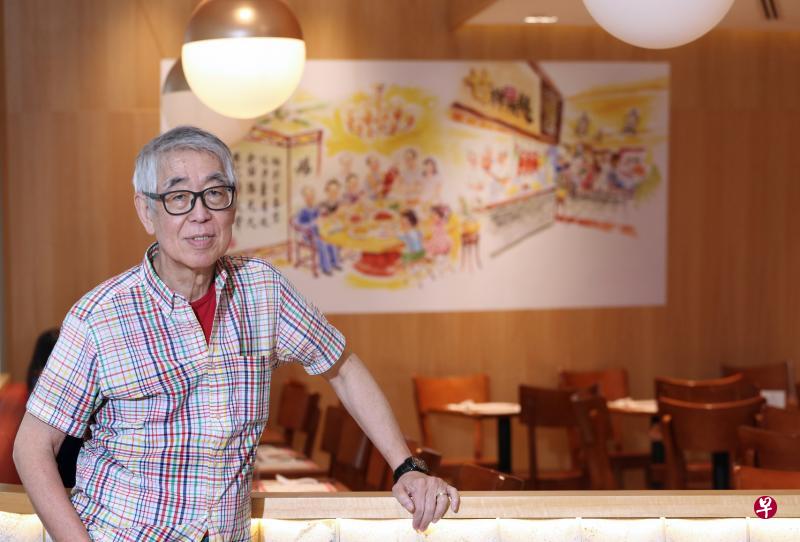 前电视人蔡和平67岁时转战餐饮业,把香港知名美食品牌带到本地。(档案照) 前电视人蔡和平67岁时转战餐饮业,把香港知名美食品牌带到本地。(档案照)