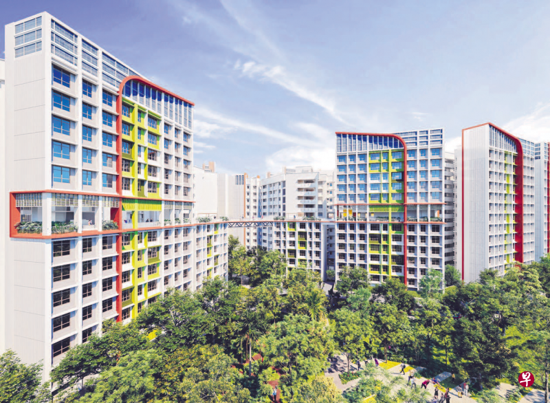 登加居民可透过一条连道穿行于邻里中心和多层停车场顶楼的空中花园,欣赏绿意的同时也与同区居民交流。 登加居民可透过一条连道穿行于邻里中心和多层停车场顶楼的空中花园,欣赏绿意的同时也与同区居民交流。