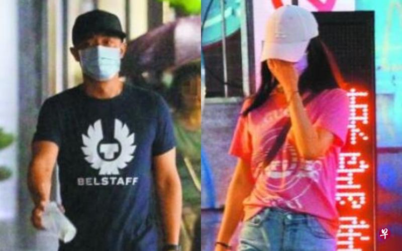 左图:霍佳华吵架后,独自到停车场取车。右图:林心如吵架后像是在拭泪。(互联网) 左图:霍佳华吵架后,独自到停车场取车。右图:林心如吵架后像是在拭泪。(互联网)