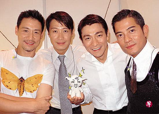 看到四大天王——张学友(左起)、黎明、刘德华、郭富城的合体,是许多人的愿望。(互联网) 看到四大天王——张学友(左起)、黎明、刘德华、郭富城的合体,是许多人的愿望。(互联网)