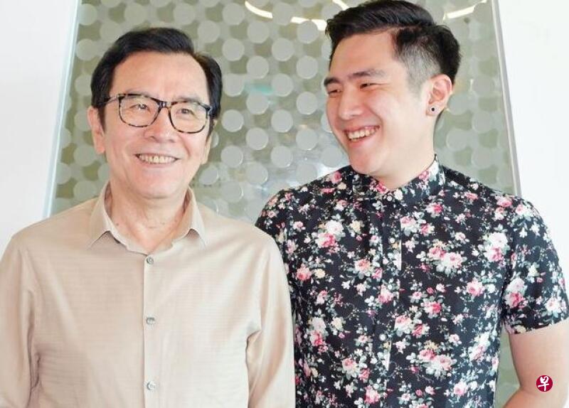 姜大卫与儿子姜卓文。(网络) 姜大卫与儿子姜卓文。(网络)