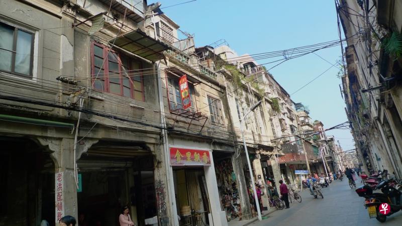 潮州城里的旧街巷。(林仁余摄) 潮州城里的旧街巷。(林仁余摄)