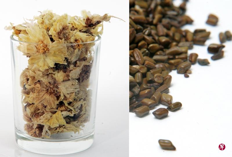 菊花与决明子。(档案照) 菊花与决明子。(档案照)