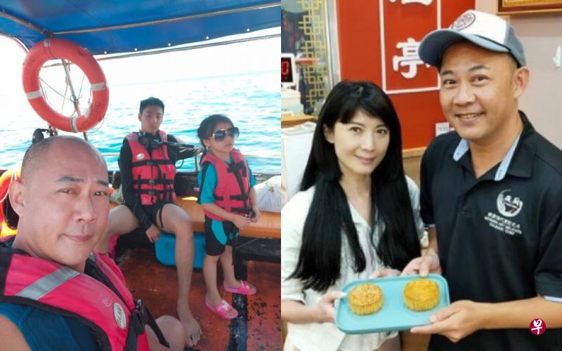 左图:姚彣隆早前和儿子女儿出海到刁曼岛游玩。右图:艺人朋友欧萱到姚彣隆的餐厅光顾。(受访者提供) 左图:姚彣隆早前和儿子女儿出海到刁曼岛游玩。右图:艺人朋友欧萱到姚彣隆的餐厅光顾。(受访者提供)