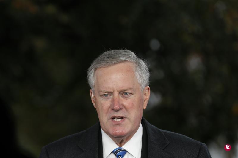 据彭博社报道,白宫幕僚长梅多斯(Mark Meadows)确诊染冠病。(彭博社) 据彭博社报道,白宫幕僚长梅多斯(Mark Meadows)确诊染冠病。(彭博社)