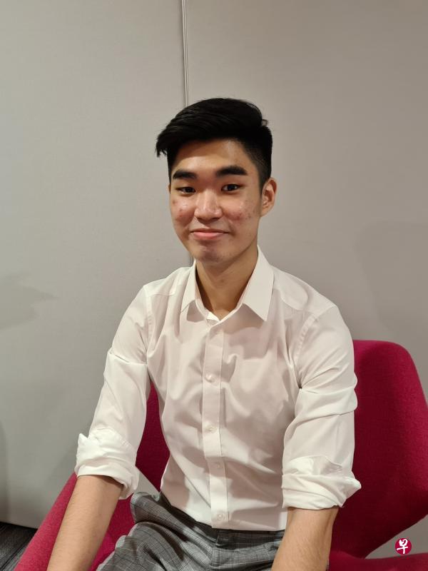 廖政杰就读于义安理工学院,是电子工程系二年级学生。(能源市场管理局提供) 廖政杰就读于义安理工学院,是电子工程系二年级学生。(能源市场管理局提供)