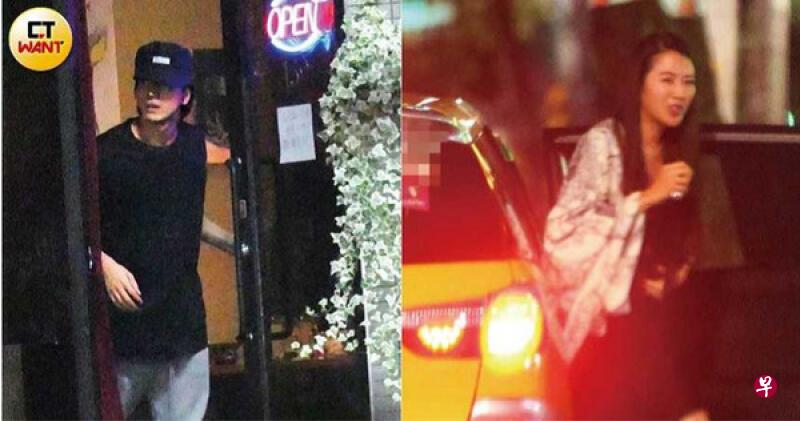 离开时,言承旭(左)虽然与张熙恩(右)保持距离,但眼光一直紧盯着微醺的女方。(互联网) 离开时,言承旭(左)虽然与张熙恩(右)保持距离,但眼光一直紧盯着微醺的女方。(互联网)