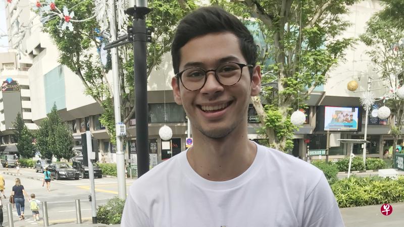 邓俊龙明年会去美国大学读商科。(姜泽良摄) 邓俊龙明年会去美国大学读商科。(姜泽良摄)