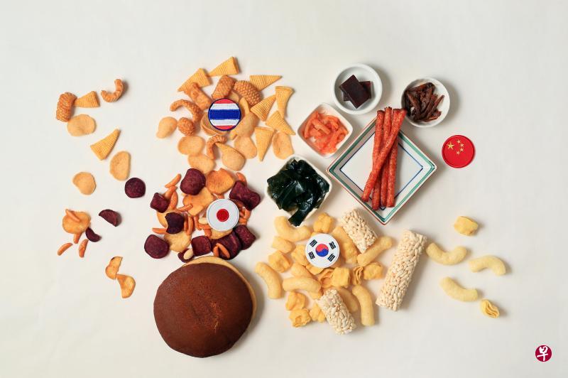 各国零食专卖店的零食五花八门。 各国零食专卖店的零食五花八门。