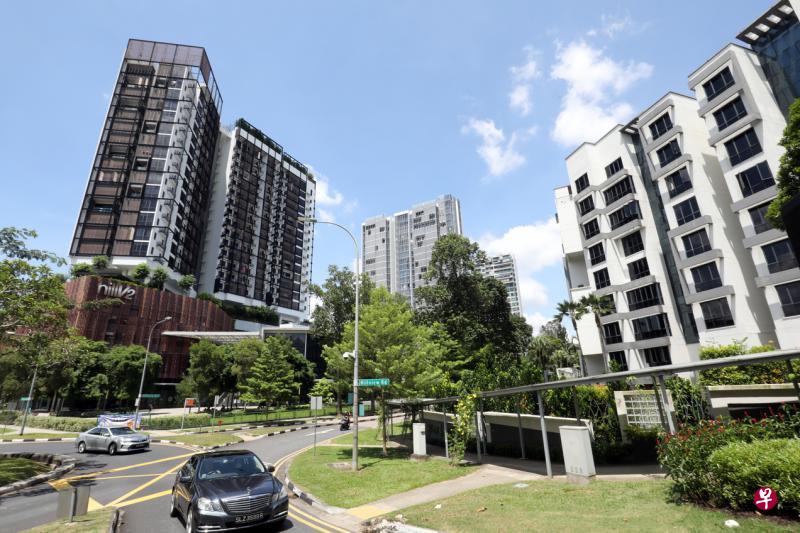 山景路交通圈周围私宅不少,其中紧靠HillV2商场的The Hillier综合项目最受租户青睐。(邝启聪摄) 山景路交通圈周围私宅不少,其中紧靠HillV2商场的The Hillier综合项目最受租户青睐。(邝启聪摄)