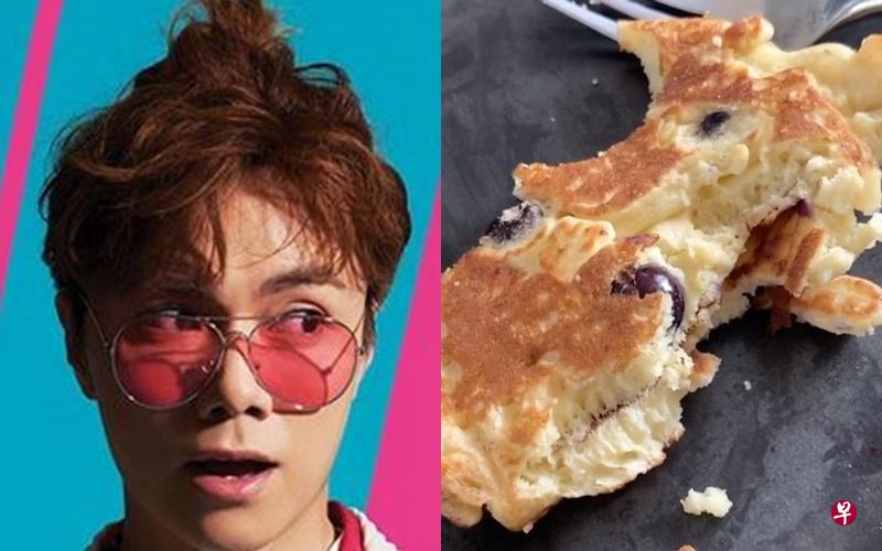 张敬轩连日吐槽自己的早餐，没想到捧红了家里的帮佣。（IG） 