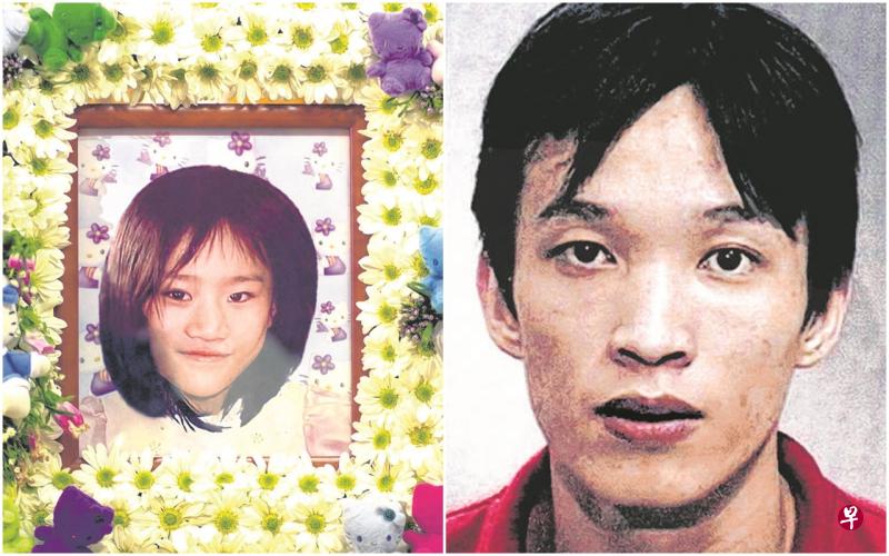 当年黄娜失踪21天后,她的尸体才被寻获。阿豪(右)在2006年11月3日被送上绞刑台。(档案照片) 当年黄娜失踪21天后,她的尸体才被寻获。阿豪(右)在2006年11月3日被送上绞刑台。(档案照片)