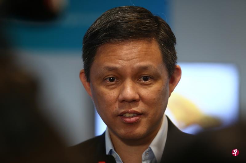 陈振声在签署仪式上指出，英国—新加坡自由贸易协定为两国开辟一条明确的道路，以继续强化双边的经济合作。（档案照） 