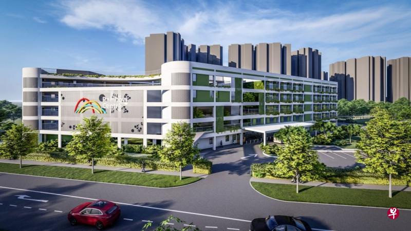 彩虹中心义顺公园学校将在2022年迁入海军部一带的新校舍,为学生提供更优质的学习环境。(教育部提供构想图) 彩虹中心义顺公园学校将在2022年迁入海军部一带的新校舍,为学生提供更优质的学习环境。(教育部提供构想图)