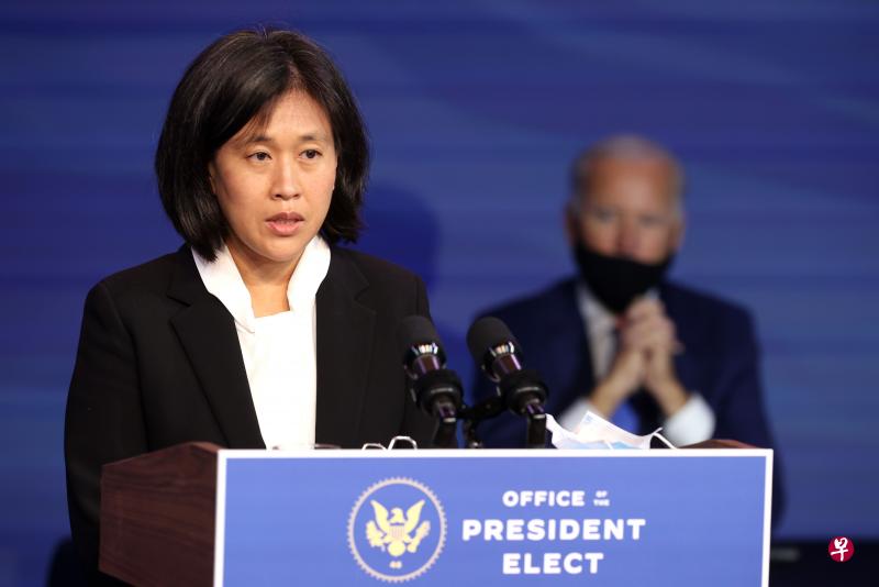 戴琦上周获拜登提名为贸易代表。(法新社) 戴琦上周获拜登提名为贸易代表。(法新社)