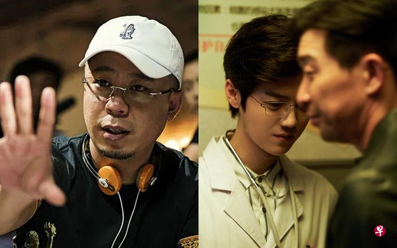 王千源和鹿晗(右图左)主演的科幻悬疑剧《在劫难逃》,都是五百(左图)近年的导作。(互联网) 王千源和鹿晗(右图左)主演的科幻悬疑剧《在劫难逃》,都是五百(左图)近年的导作。(互联网)