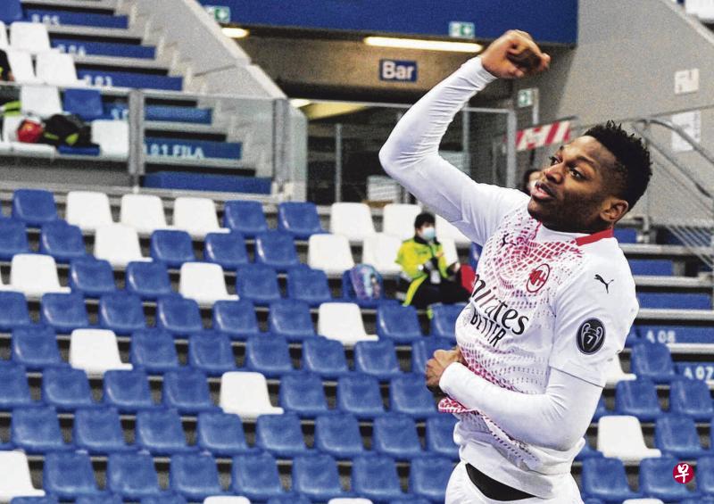 莱昂开赛后六秒为体米破关,创下意甲史上最快进球纪录。(路透社) 莱昂开赛后六秒为体米破关,创下意甲史上最快进球纪录。(路透社)