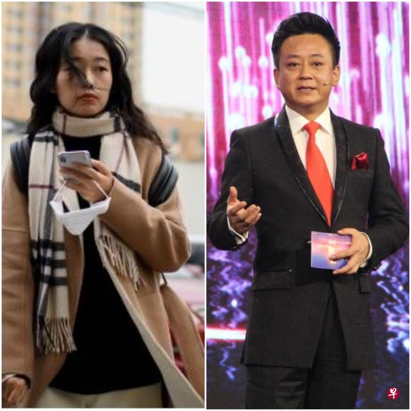 中国央视主持人朱军(右)周二凌晨就“弦子”(左)指控他性骚扰案首度发声,坚称自己清白。(合成图) 中国央视主持人朱军(右)周二凌晨就“弦子”(左)指控他性骚扰案首度发声,坚称自己清白。(合成图)