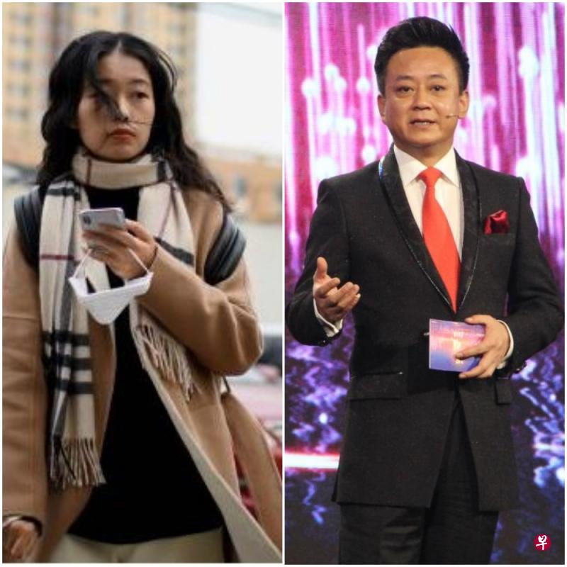 中国央视主持人朱军(右)周二凌晨就“弦子”(左)指控他性骚扰案首度发声,坚称自己清白。(合成图) 中国央视主持人朱军(右)周二凌晨就“弦子”(左)指控他性骚扰案首度发声,坚称自己清白。(合成图)