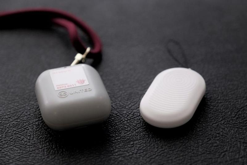 “合力追踪”携手防疫器。(档案照) “合力追踪”携手防疫器。(档案照)