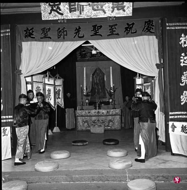 南洋孔教会庆祝孔子诞辰。(档案照) 南洋孔教会庆祝孔子诞辰。(档案照)