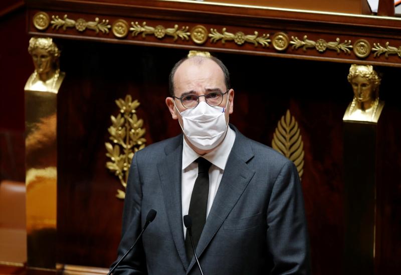 法国总理卡斯泰表示,法国将实施更严格的入境规定等防疫新规。(路透社)
法国总理卡斯泰表示,法国将实施更严格的入境规定等防疫新规。(路透社)