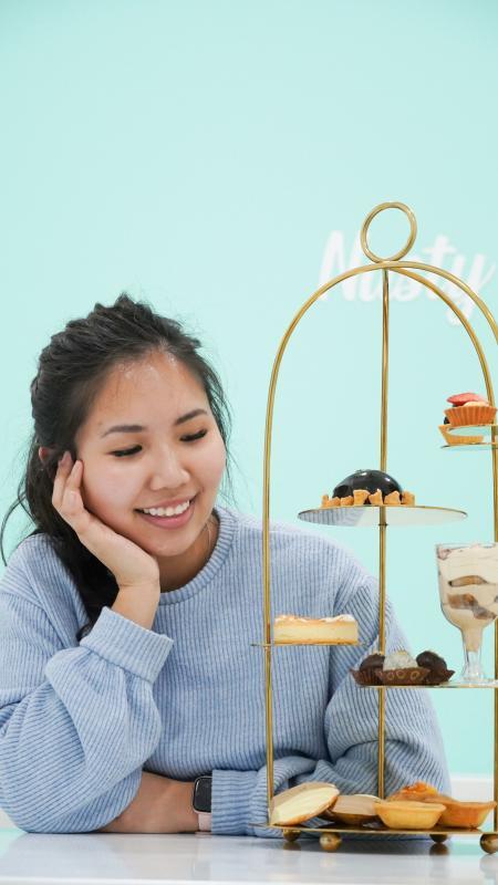 沈芋廷认为网店的营业时间虽然灵活,但顾客无法品尝到新鲜出炉的曲奇。(受访者提供) 沈芋廷认为网店的营业时间虽然灵活,但顾客无法品尝到新鲜出炉的曲奇。(受访者提供)