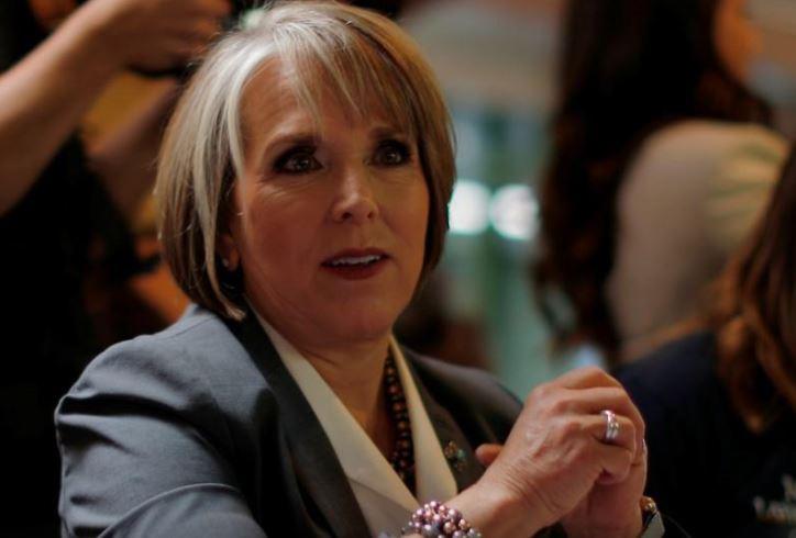 美国新墨西哥州州长格里舍姆发布紧急状态。(路透社) 美国新墨西哥州州长格里舍姆发布紧急状态。(路透社)