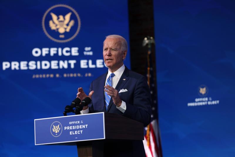 拜登说,美国国会去年底通过的经济纾困计划远不足以应对危机,有必要采取更多举措控制疫情和进行大胆投资来振兴经济。(法新社) 拜登说,美国国会去年底通过的经济纾困计划远不足以应对危机,有必要采取更多举措控制疫情和进行大胆投资来振兴经济。(法新社)