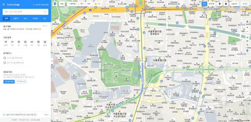 韩国地图服务应用KakaoMap深陷舆论漩涡。(KakaoMap截图) 韩国地图服务应用KakaoMap深陷舆论漩涡。(KakaoMap截图)