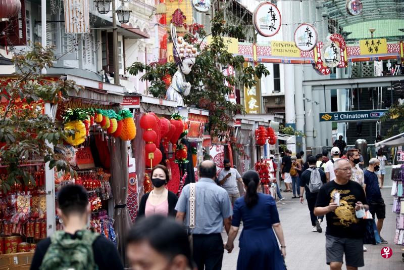 牛车水年货市场虽然停办,但“年味”依旧。(档案照) 牛车水年货市场虽然停办,但“年味”依旧。(档案照)