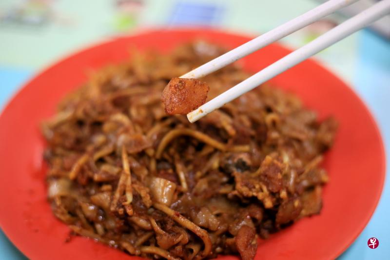 猪油渣是欧南园炒粿条面的美味关键。 猪油渣是欧南园炒粿条面的美味关键。