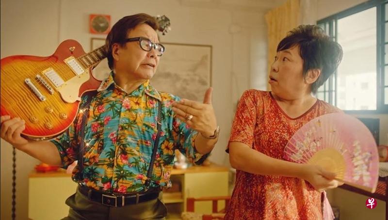 黄清元与演技派女星吴悦娟有对手戏。(受访者提供) 黄清元与演技派女星吴悦娟有对手戏。(受访者提供)